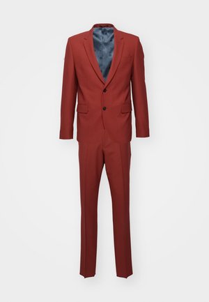 TAILORED FIT BUTTON SUIT - Suit - red