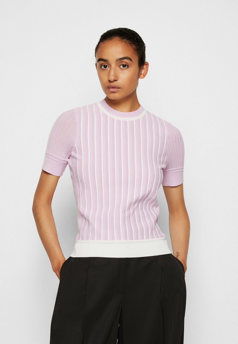 Damen Bekleidung | 3.1 Phillip Lim MOCK NECK T-Shirt print lavender/flieder - MT27615 Damen Bekleidung | 3.1 Phillip Lim MOCK NECK T-Shirt print lavender/flieder - MT27615