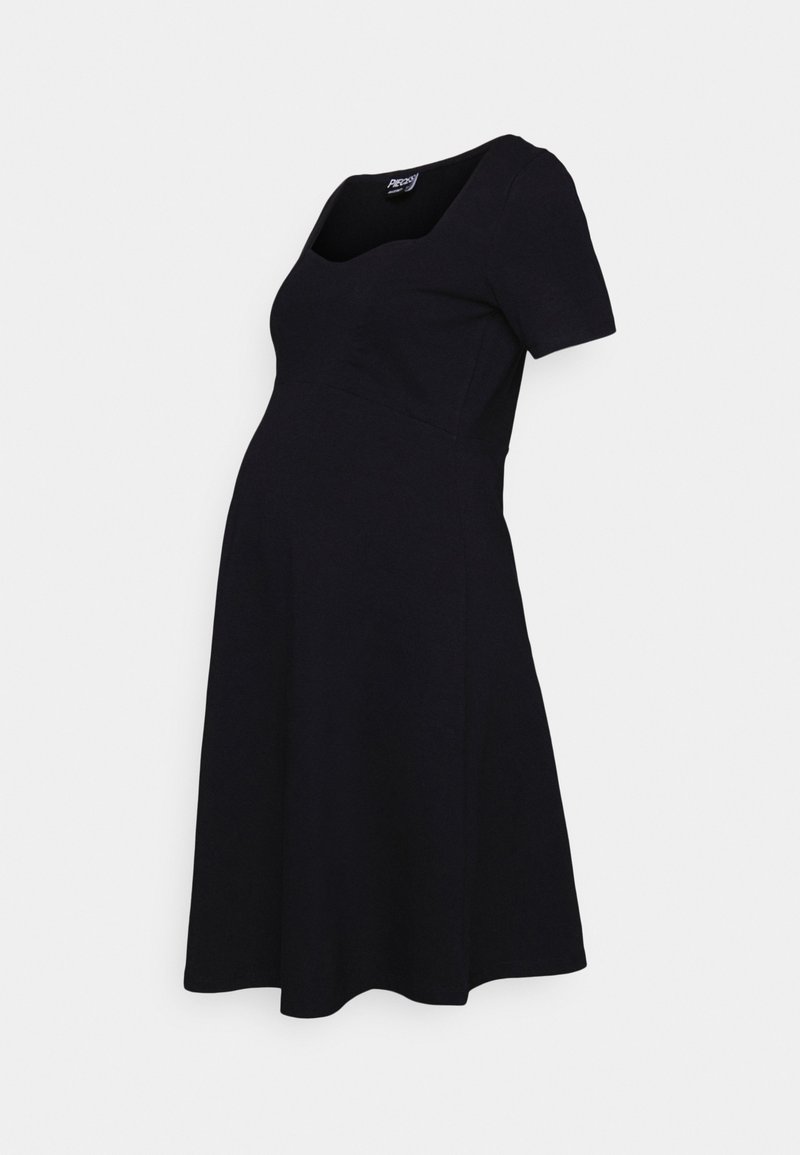 Pieces Maternity Jerseyjurk zwart