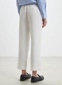 Calliope CLASSICO TINTA UNITA - Pantalon classique - bianco