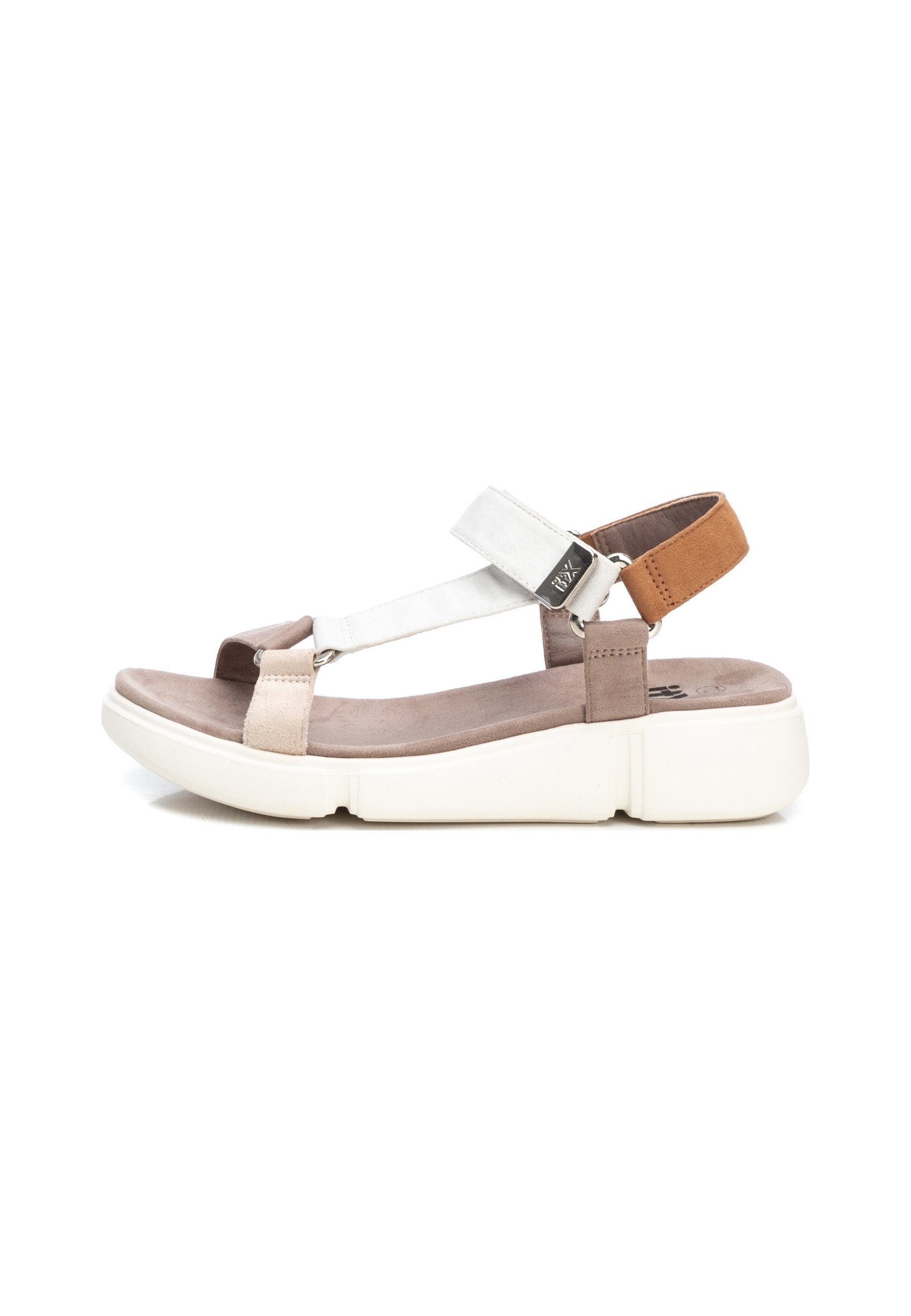 XTI Sandalias de cuña - taupe/marrón - Zalando.es