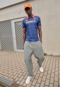 Kappa Gara KOMBAT 2024 HOME KALLITHEA - Futbola krekls - blue/orange tomato/yellow