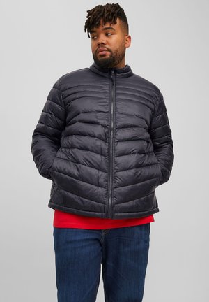 JJEHERO PUFFER COLLAR - Chaqueta de entretiempo - black