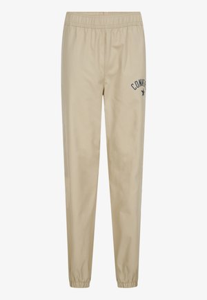 RETRO VARSITY PANT - Tracksuit bottoms - nutty granola