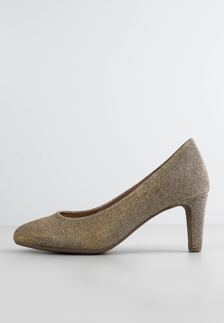 Gabor Klassieke pumps goudkleurig Gabor Klassieke pumps goudkleurig