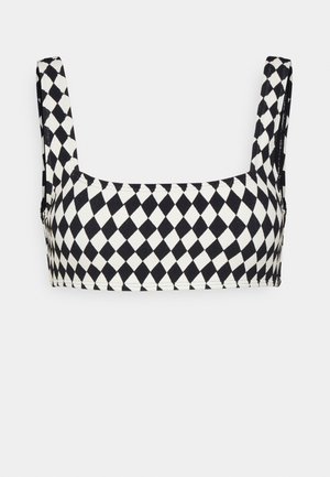 Billabong DIAMOND DAZE SQUARE - Gornji dio bikinija - black pebble