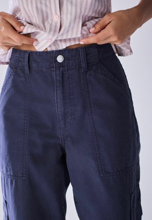 Next, TALL FIT - UTILITY WIDE CROP JEANS - Jeans Relaxed Fit - navy