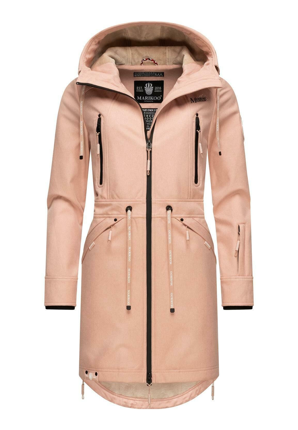 Navahoo Josinaa lichte parka met capuchon voor dames, overgangsjas, XS Navahoo Josinaa lichte parka met capuchon voor dames, overgangsjas, XS