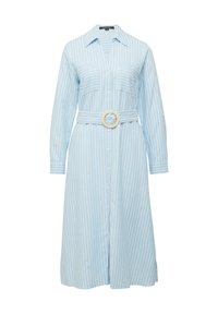 AUS MIT GÜRTEL - Blusenkleid - hellblau