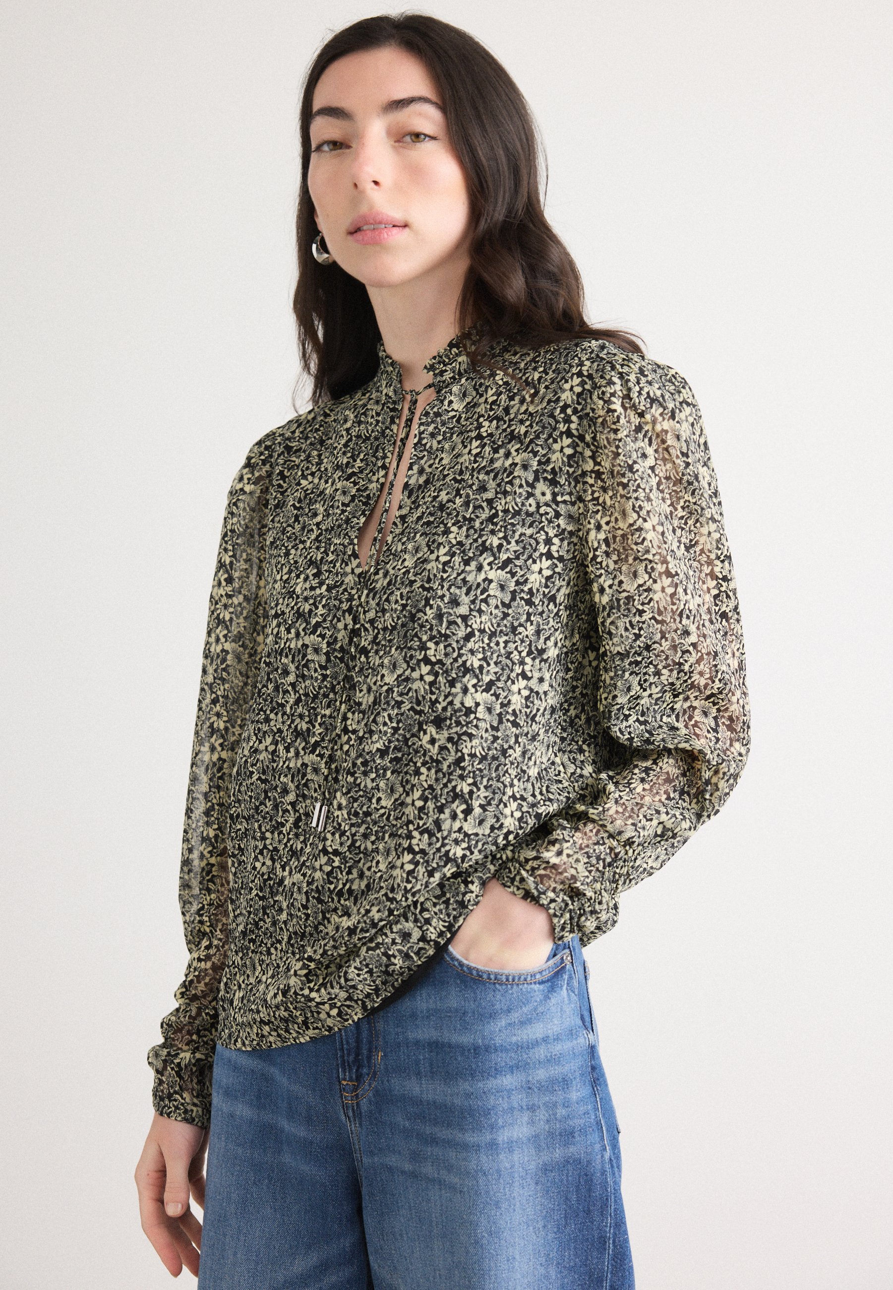 売れ筋商品|||ボス シャツ レディース トップス BRIELLA MONDAY - Button-down blouse - multi coloured BOSS BRIELLA MONDAY - Button-down blouse - multi coloured