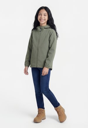 CMP KID JACKET FIX HOOD UNISEX - Hardshell jacket - avocado