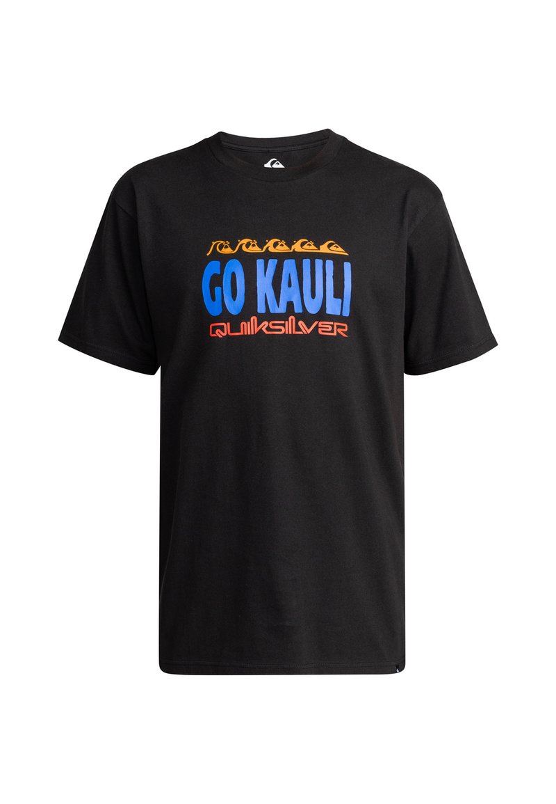 Quiksilver T-shirt print zwart Quiksilver T-shirt print zwart