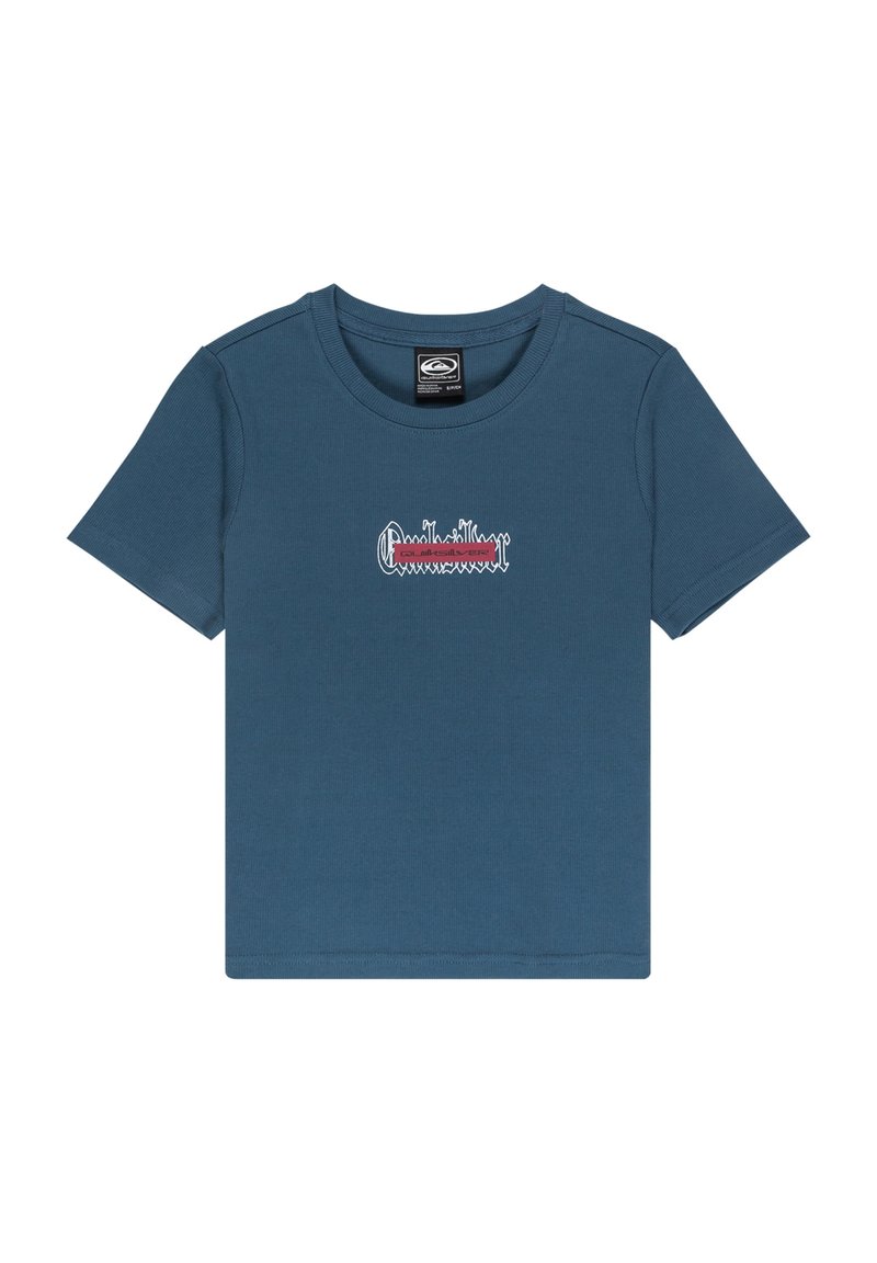 Quiksilver T-shirt print blauw Quiksilver T-shirt print blauw