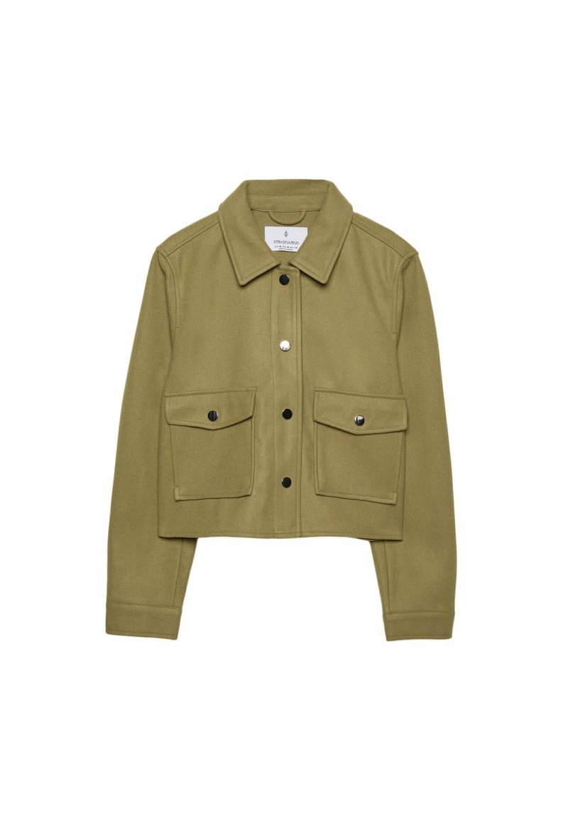 Stradivarius Lichte jas groen Stradivarius Lichte jas groen