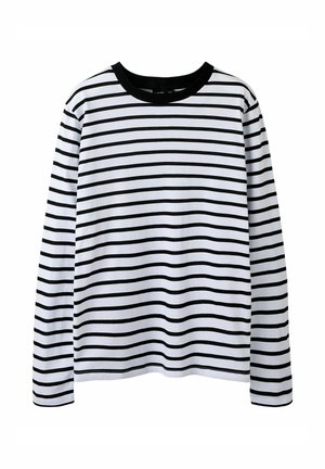 Tops ar garām piedurknēm - black