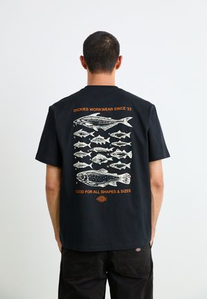 Dickies LARYVILLE TEE - T-shirt con stampa - black