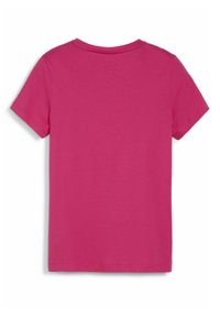 Puma LOGO TEE - Triko s potiskem - garnet rose