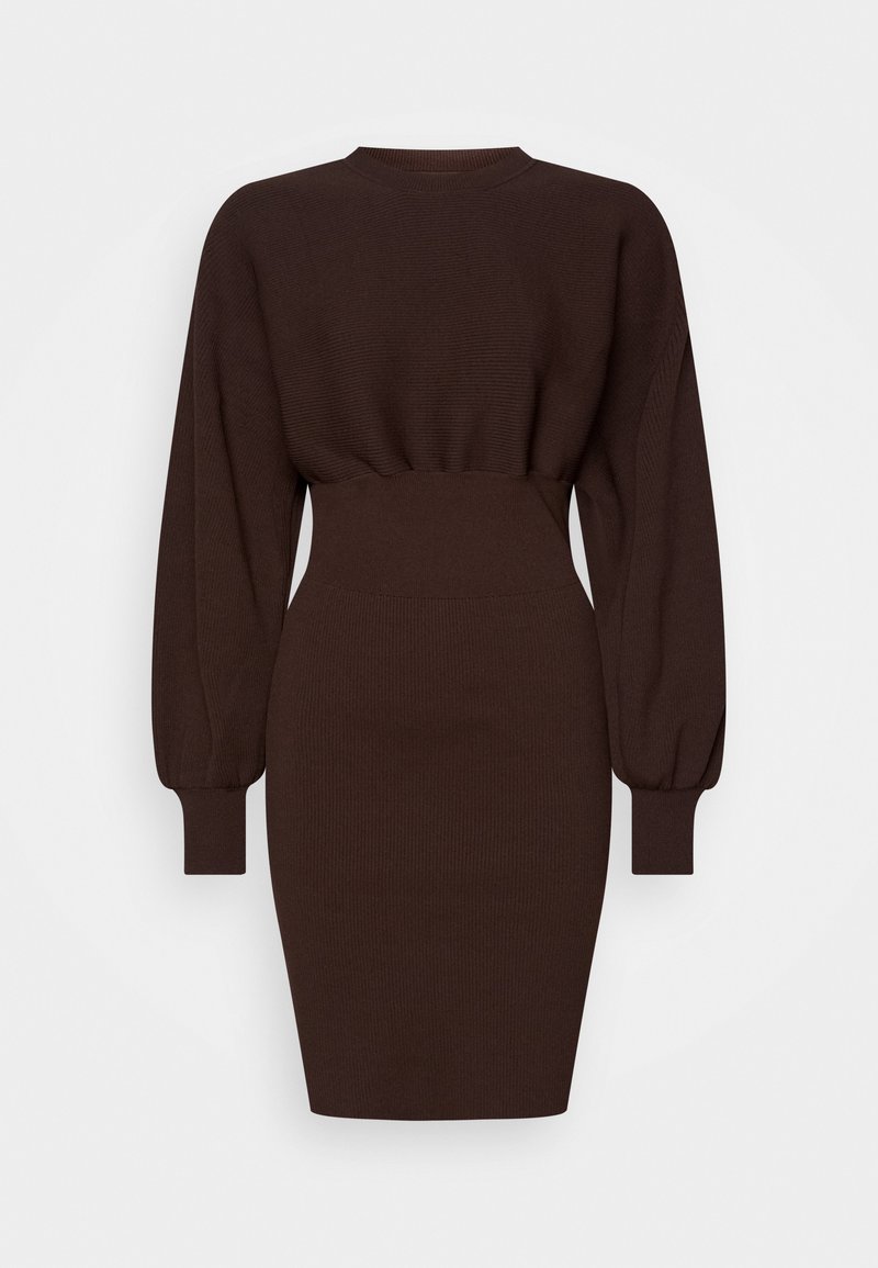YAS Tall YASHALLY LONGSLEEVE DRESS Robe pull java/marron ZALANDO.FR