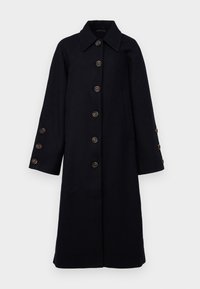 YASQUARTZ BUTTON COAT - Klasisks mētelis - black