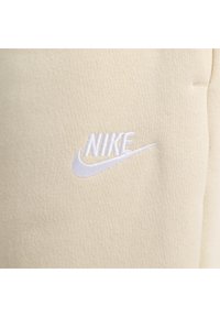 Nike Sportswear W NSW CLUB FLC MR PANT OS - Träningsbyxor - sand drift white