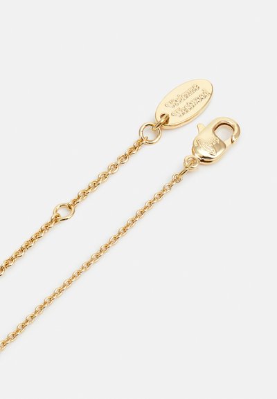 Vivienne Westwood THIN LINES SHORT FLAT ORB PENDANT UNISEX - Necklace - gold-coloured