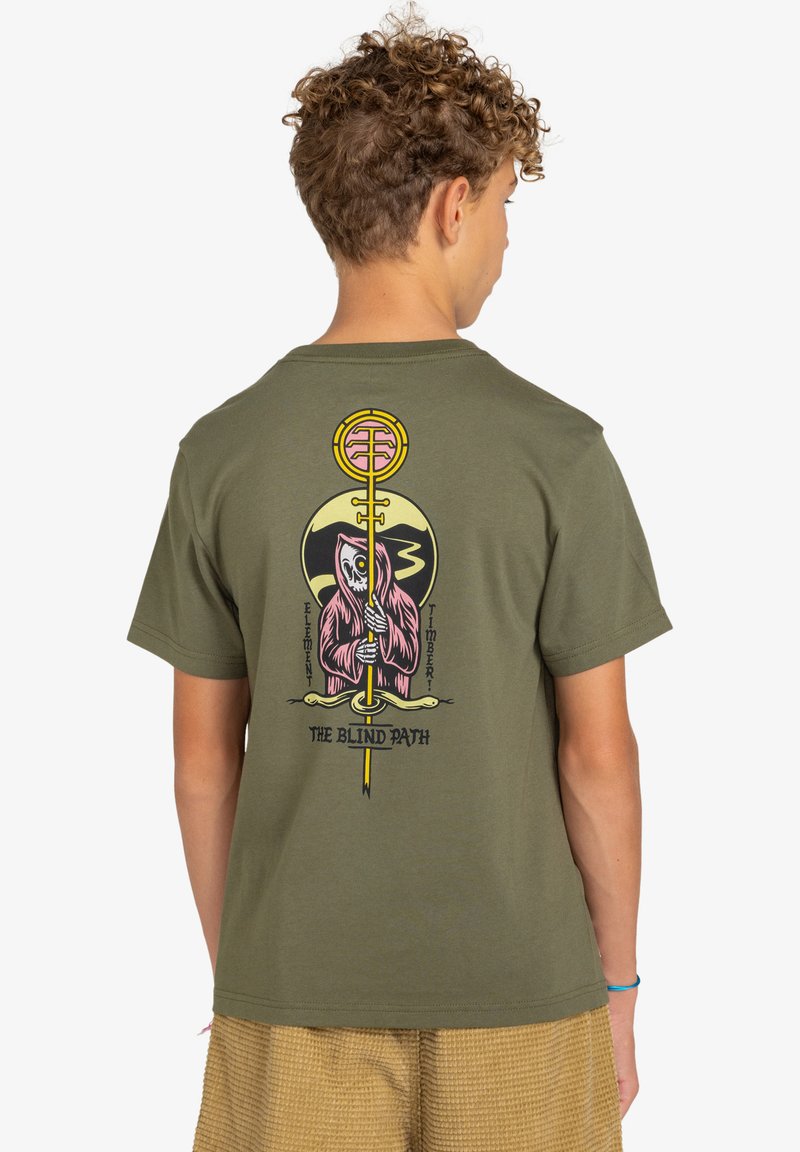 Element TIMBER OMEN  TEES KTA0 - T-shirt print - beetle