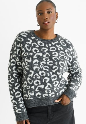 ANIMAL PATTERN - Jumper - grey