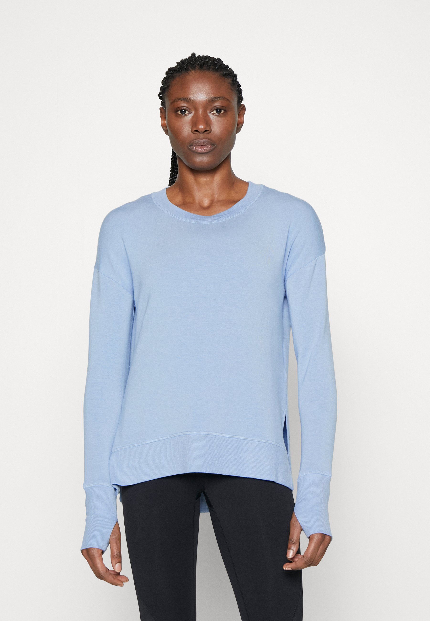 Athleta COASTER LUXE - Sweatshirt - heron blue/light blue - Zalando.co.uk
