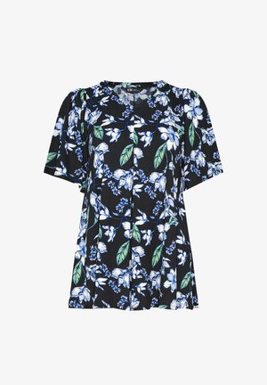Yours Clothing, PLUS SIZE CASUAL TOPS - T-shirt imprimé - ink black