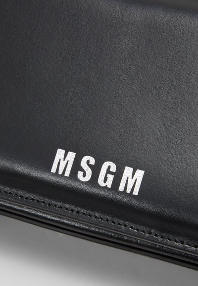 MSGM BRUSHED CLAP BAG SMALL UNISEX - Handtas - black