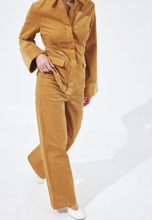 WIDE LEG - Bukser - camel