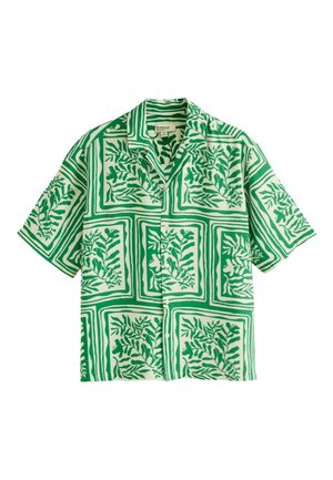 Next, REGULAR FIT - PRINT SHORT SLEEVE  - Overhemd - green leaf