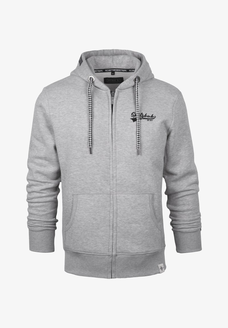 Spitzbub Zip-up sweatshirt - grau