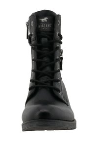 Mustang ELEGANTE - Botines con cordones - black
