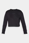 FRENCH TERRY LOGO SWEATSHIRT - Zgornji del pižame - black