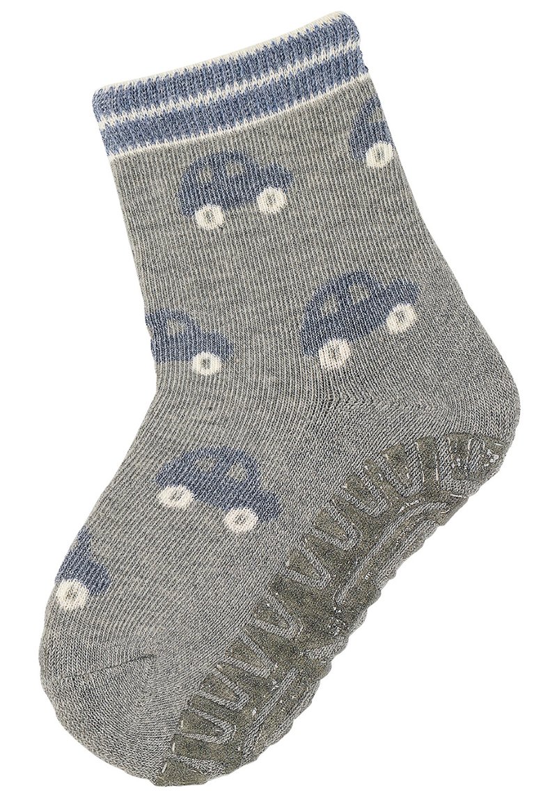 Sterntaler NON SLIP SOCKS CARS - Socks - silber melange