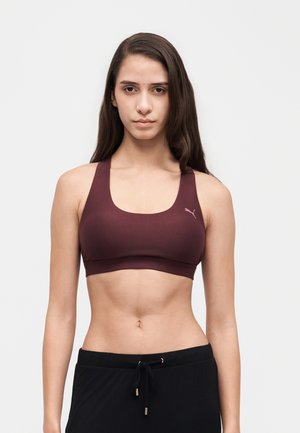 Puma, CLOUDSPUN BRA - MID - Brassières de sport à maintien normal - ruby noir