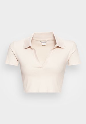 Monki Basic T-shirt - white dusty light