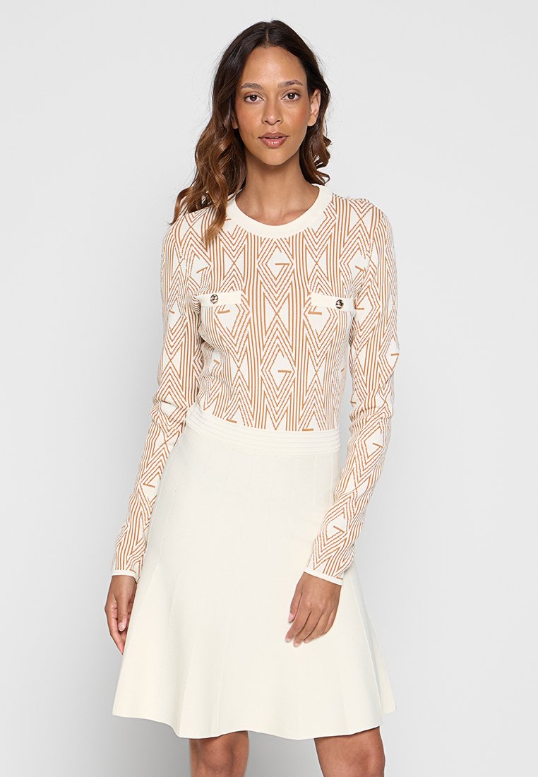 Gaudi Gebreide jurk meerkleurig Gaudi Gebreide jurk meerkleurig