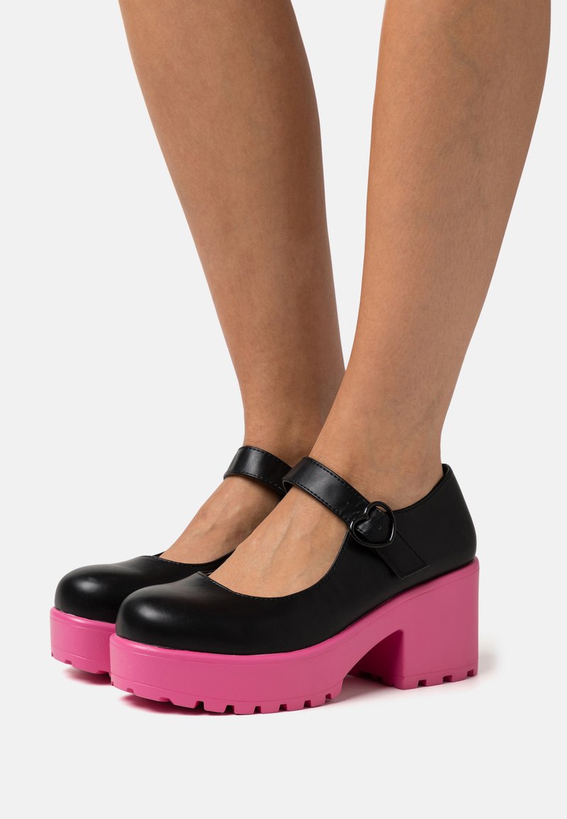 Koi Footwear TIRA MARY JANES STICKY SECRETS EDITION Platform heels black/pink/black Zalando.ie