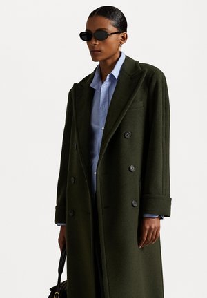 WOOL MELTON LONG POLO COAT - Klasikinis paltas - loden