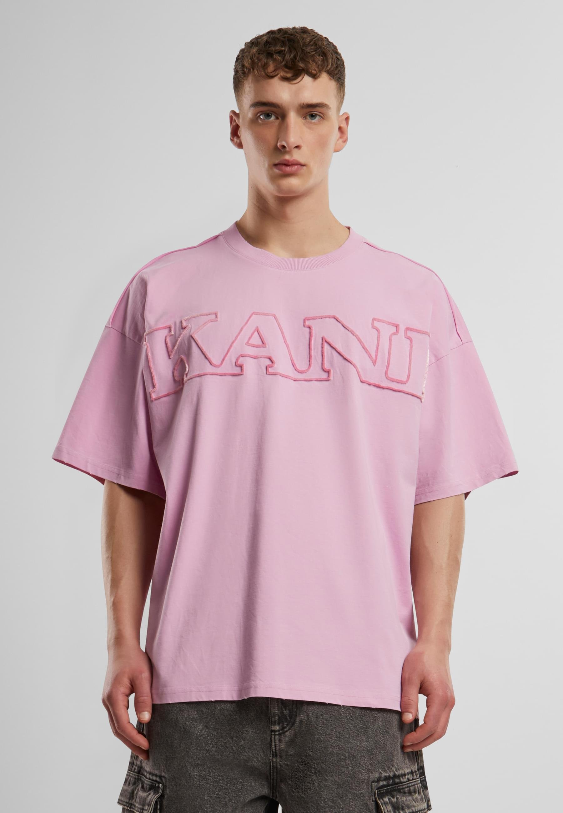 T-shirt homme Bench rose col graphique XL