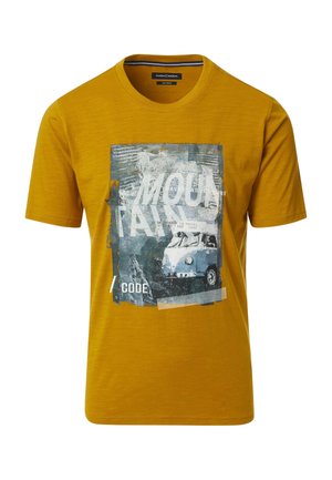 CASAMODA Print T-shirt - senfgelb