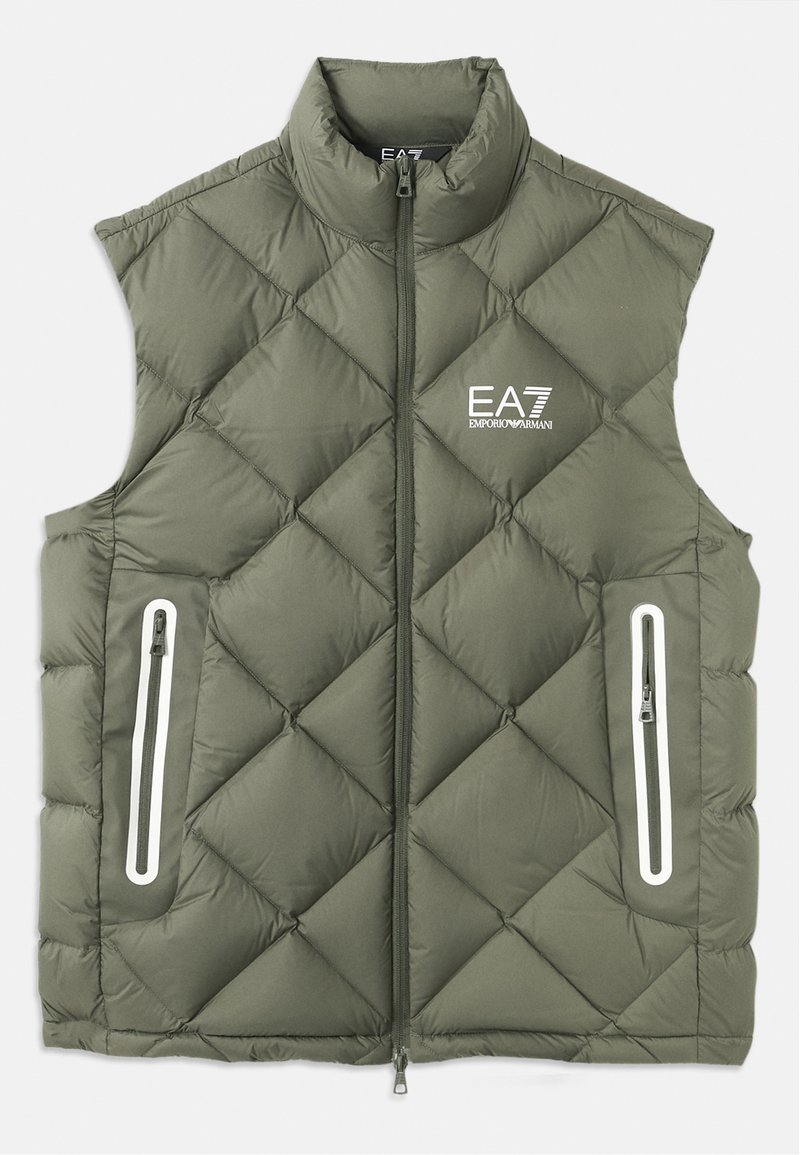 EA7 Emporio Armani Bodywarmer donkergroen EA7 Emporio Armani Bodywarmer donkergroen