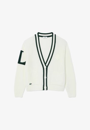 Lacoste, LACOSTE - - Vest - blanc vert p