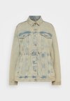 SAMAGGY JACKET - Denim jacket - light-blue denim/light yellow