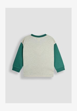 JoJo Maman Bébé, REGULAR FIT - APPLIQUÉ SCENE - Collegepaita - light green