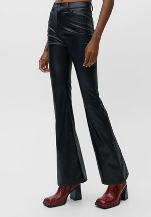 Stoffhose - mottled black