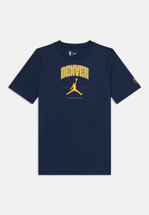 NBA DENVER NUGGETS JORDAN CITIES TEE - Marškinėliai su spaudiniu - college navy