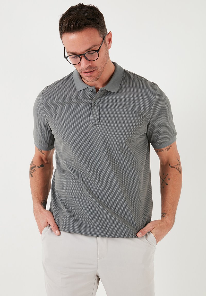 Buratti REGULAR FIT - Polo - grey